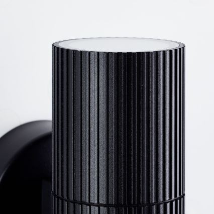 Brilliant - Iluminação de parede exterior KEOLA 2xGU10/10W/230V IP44 preto