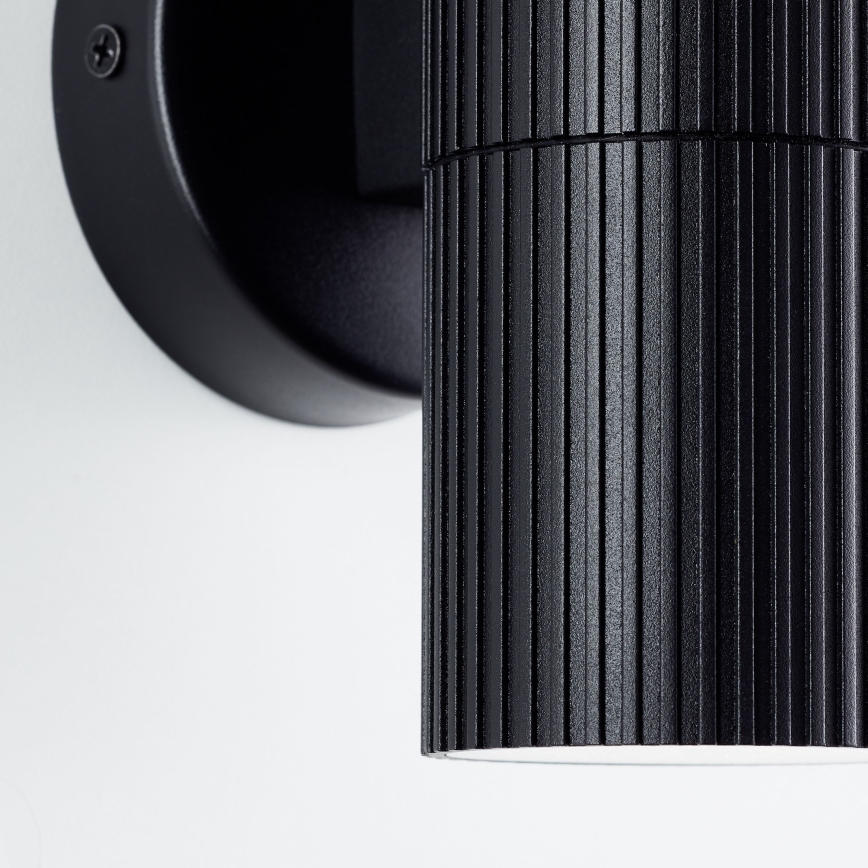 Brilliant - Iluminação de parede exterior KEOLA 2xGU10/10W/230V IP44 preto
