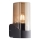 Brilliant - Iluminação de parede exterior MINOU 1xE27/10W/230V IP44 preto/fumado