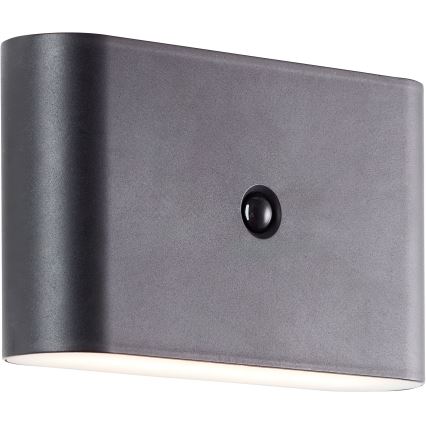 Brilliant - Iluminação de parede LED Exterior com sensor XINO LED/3W/5V IP44 preto
