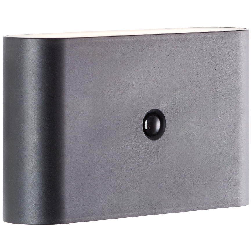 Brilliant - Iluminação de parede LED Exterior com sensor XINO LED/3W/5V IP44 preto