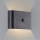 Brilliant - Iluminação de parede LED Exterior com sensor XINO LED/3W/5V IP44 preto