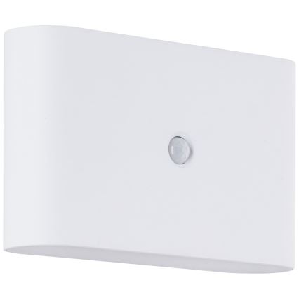 Brilliant - Iluminação de parede LED para exterior com sensor XINO LED/3W/5V 3600 mAh IP44 branco