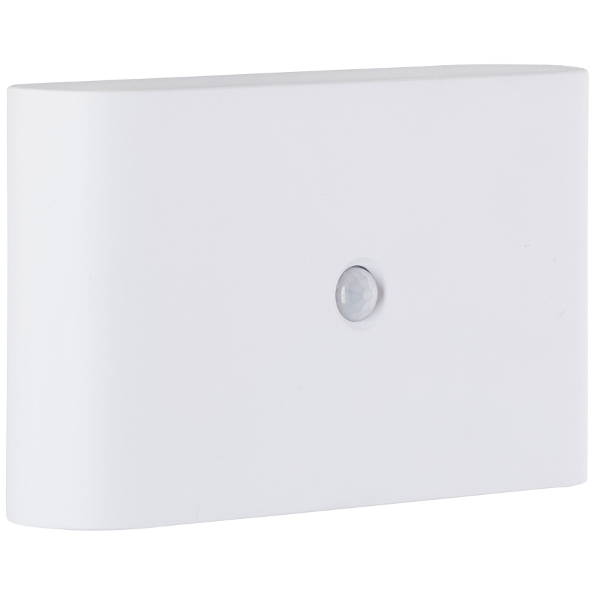 Brilliant - Iluminação de parede LED para exterior com sensor XINO LED/3W/5V 3600 mAh IP44 branco