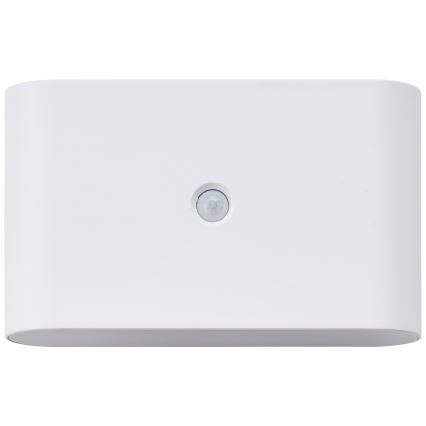 Brilliant - Iluminação de parede LED para exterior com sensor XINO LED/3W/5V 3600 mAh IP44 branco