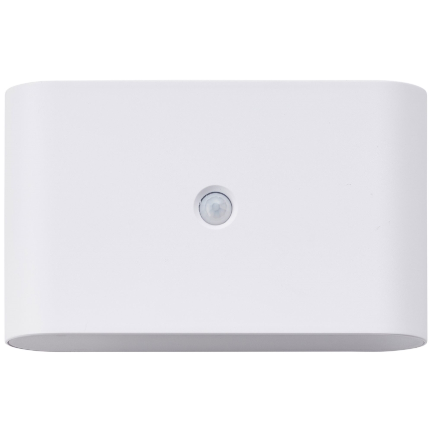 Brilliant - Iluminação de parede LED para exterior com sensor XINO LED/3W/5V 3600 mAh IP44 branco