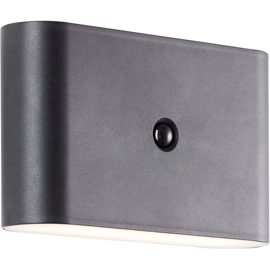 Brilliant - Iluminação de parede LED para exterior com sensor XINO LED/3W/5V 3600 mAh IP44 preto