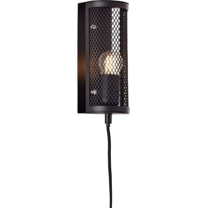 Brilliant - Iluminação de parede MAZE 1xE27/40W/230V preto