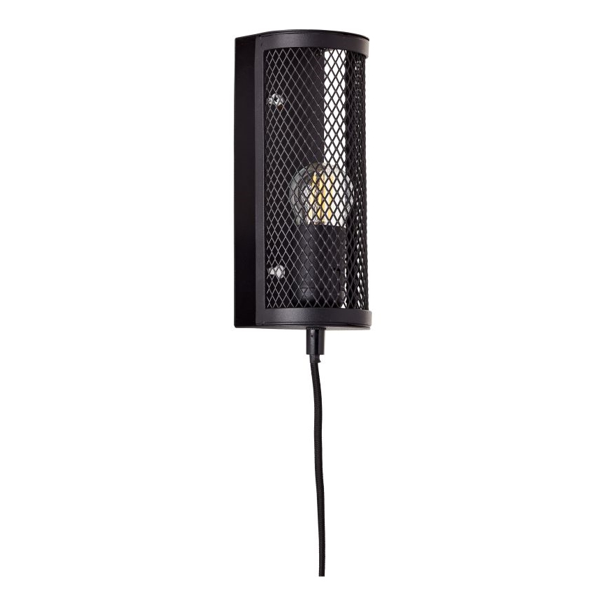 Brilliant - Iluminação de parede MAZE 1xE27/40W/230V preto