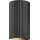 Brilliant - Iluminação de parede UNDULA 2xGU10/10W/230V preto