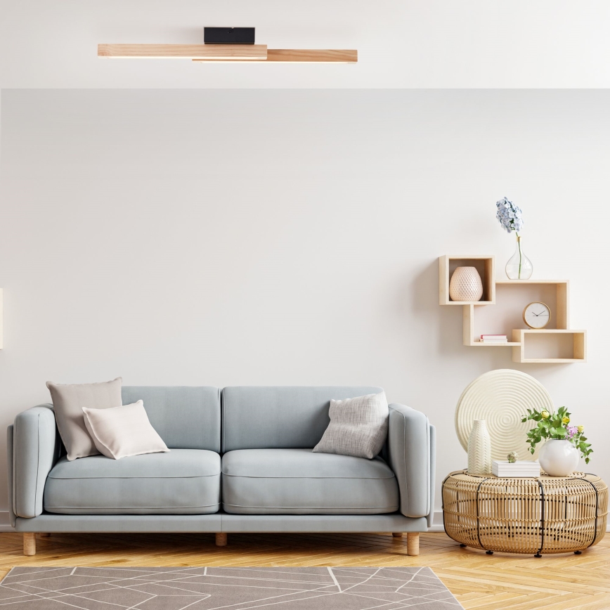 Brilliant - Iluminação de teto LED ARION LED/14W/230V pinho - FSC certificado