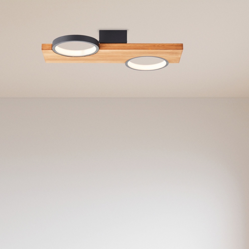 Brilliant - Iluminação de teto LED CHEESY LED/14W/230V pinho - FSC certificado