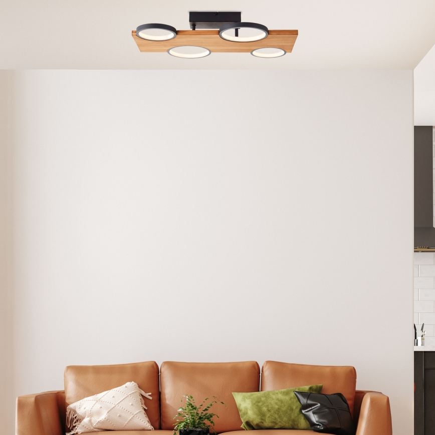 Brilliant - Iluminação de teto LED CHEESY LED/28W/230V pinho