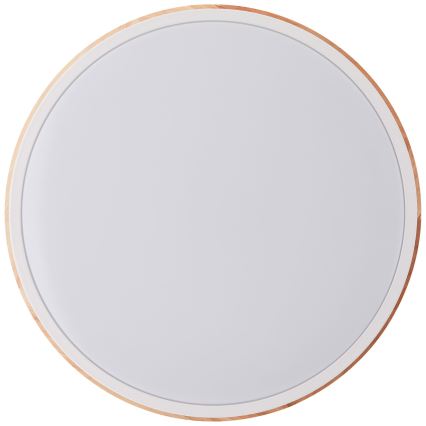 Brilliant - Iluminação de teto LED com regulação BAARLO LED/24W/230V diâmetro 35 cm branco/borracha de figueira - FSC certificado