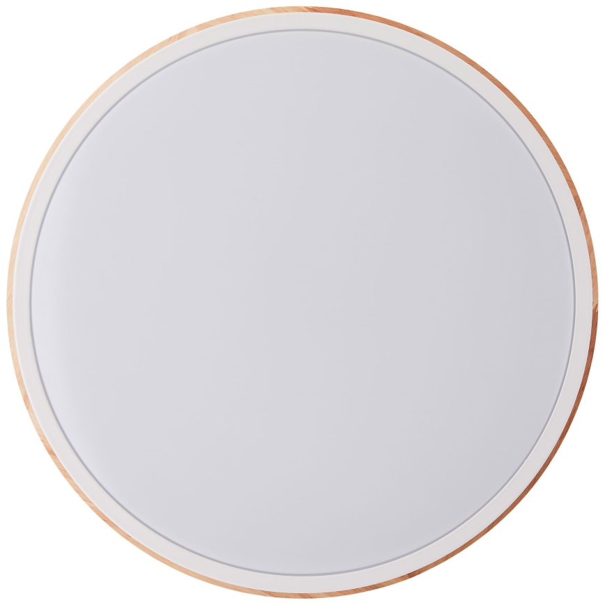 Brilliant - Iluminação de teto LED com regulação BAARLO LED/24W/230V diâmetro 35 cm branco/borracha de figueira - FSC certificado