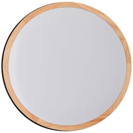 Brilliant - Iluminação de teto LED com regulação BAARLO LED/24W/230V diâmetro 35 cm preto/borracha de figueira - FSC certificado