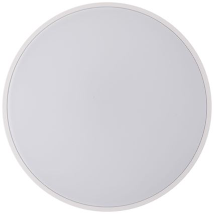 Brilliant - Iluminação de teto LED com regulação BAARLO LED/36W/230V 3000-6500K diâmetro 50 cm branco/borracha de figueira + comando - FSC certificado