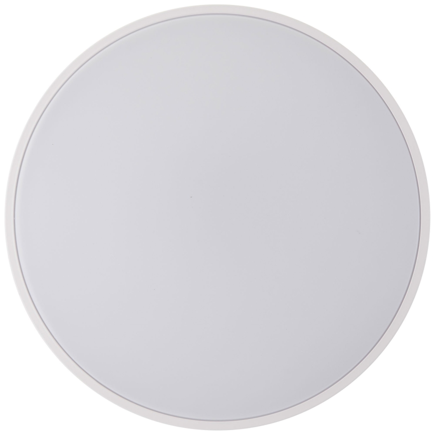 Brilliant - Iluminação de teto LED com regulação BAARLO LED/36W/230V 3000-6500K diâmetro 50 cm branco/borracha de figueira + comando - FSC certificado