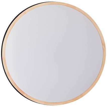 Brilliant - Iluminação de teto LED com regulação BAARLO LED/36W/230V 3000-6500K diâmetro 50 cm preto/borracha de figueira + comando - FSC certificado