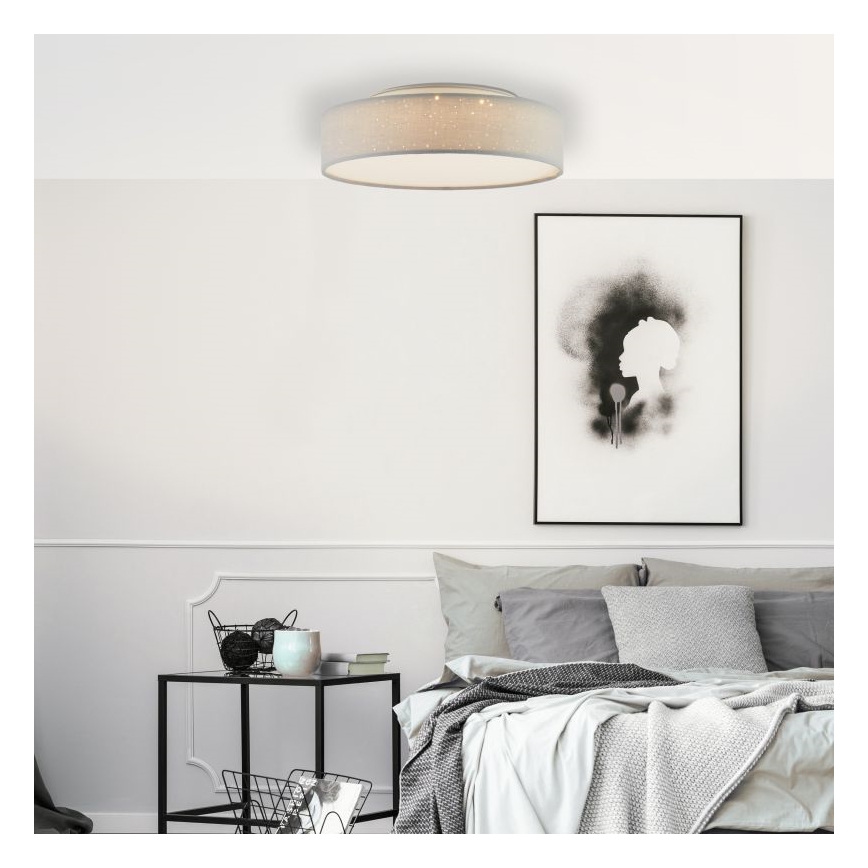 Brilliant - Iluminação de teto LED com regulação BASKA LED/12W/230V diâmetro 38 cm 3000K