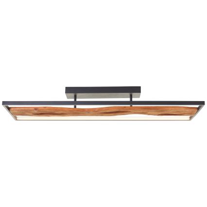 Brilliant - Iluminação de teto LED com regulação CHAUMONT LED/48W/230V borracha de figueira - FSC certificado