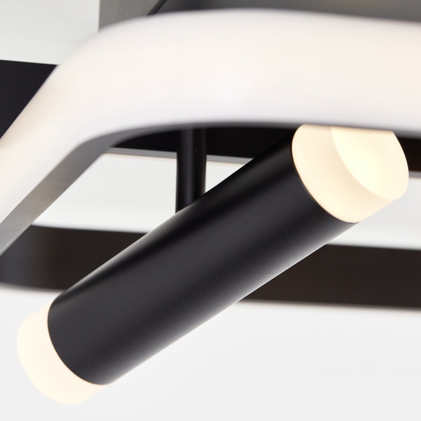 Brilliant - Iluminação de teto LED com regulação DALIDA LED/54W/230V 3000-6500K 45,2x66 cm preto + comando
