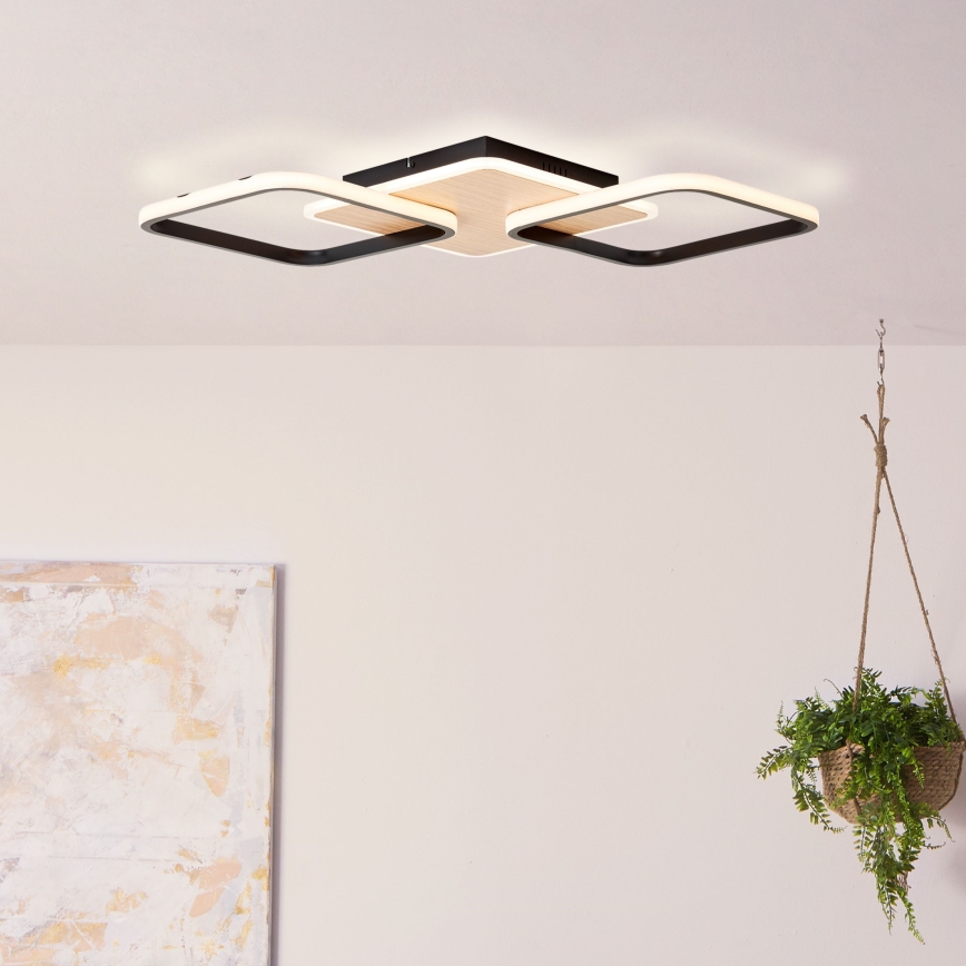 Brilliant - Iluminação de teto LED com regulação DENNET LED/40W/230V 3000K 62x62 cm