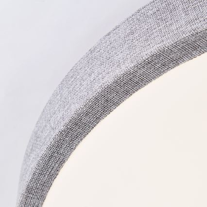 Brilliant - Iluminação de teto LED com regulação FILIZ LED/24W/230V diâmetro 38,5 cm cinzento