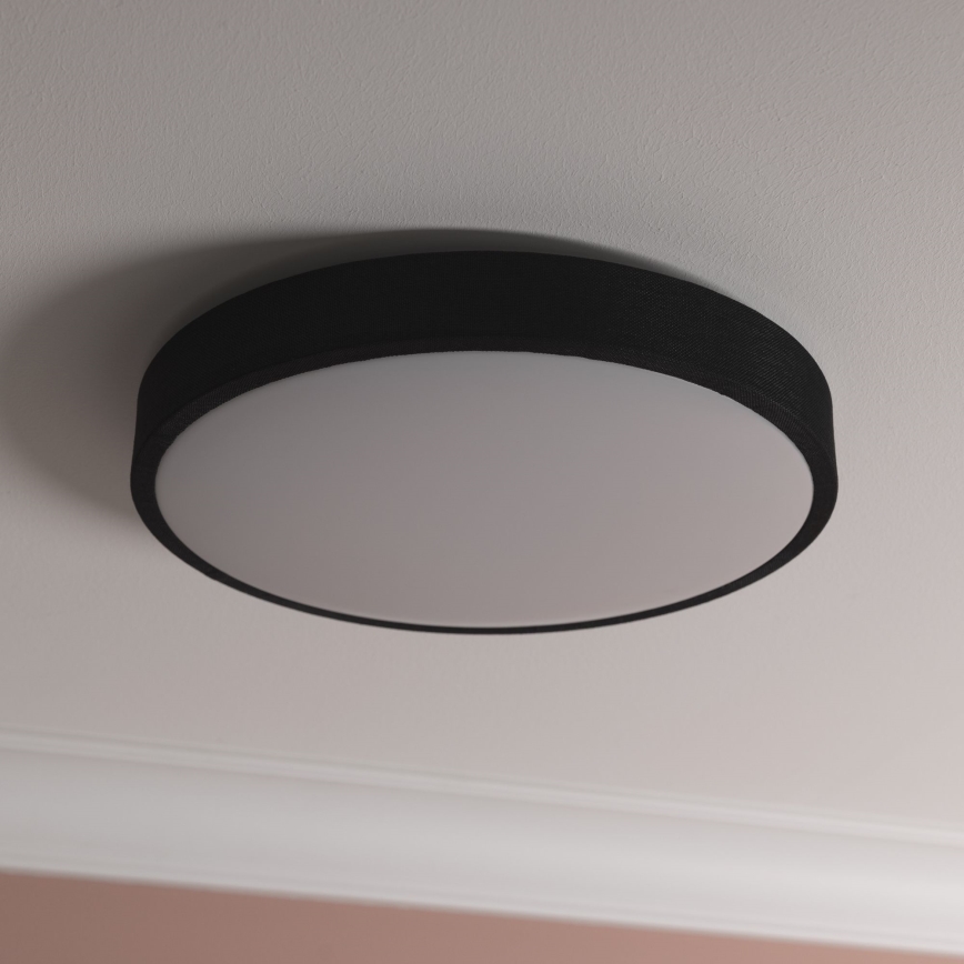 Brilliant - Iluminação de teto LED com regulação FILIZ LED/24W/230V diâmetro 38,5 cm preto