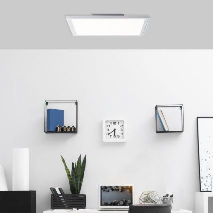 Brilliant - Iluminação de teto LED com regulação FLAT LED/24W/230V 2700-6500K + comando