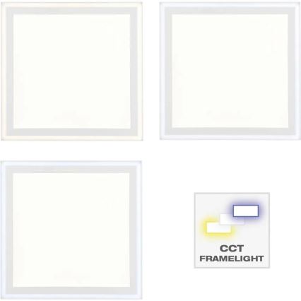 Brilliant - Iluminação de teto LED com regulação LAURICE LED/24W/230V 2700-6500K + comando