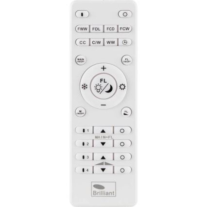 Brilliant - Iluminação de teto LED com regulação LAURICE LED/24W/230V 2700-6500K + comando
