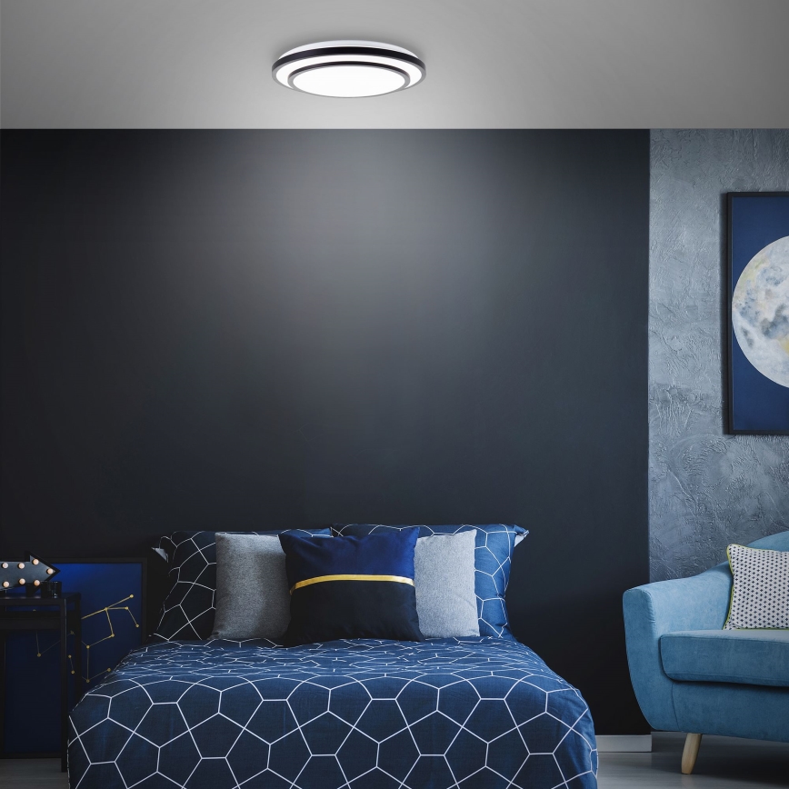 Brilliant - Iluminação de teto LED com regulação LUCIANO LED/40W/230V 3000-6500K + comando