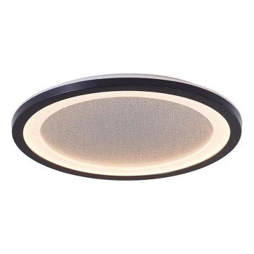 Brilliant - Iluminação de teto LED com regulação MOSAKO LED/20W/230V 2700K diâmetro 29,5 cm preto