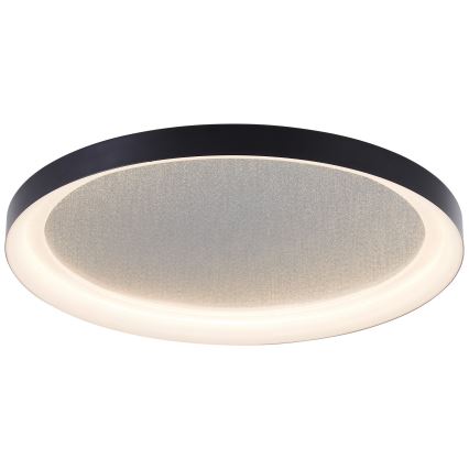 Brilliant - Iluminação de teto LED com regulação QUITO LED/30W/230V 3000K diâmetro 42 cm preto