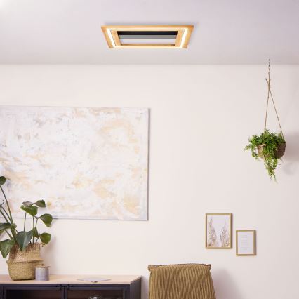 Brilliant - Iluminação de teto LED com regulação RHEA LED/24W/230V 3000K 45x45 cm - FSC certificado