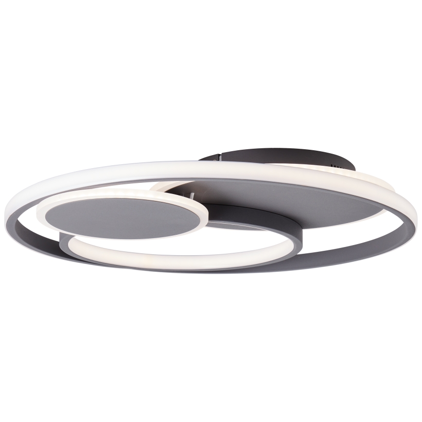 Brilliant - Iluminação de teto LED com regulação RUNDA LED/50W/230V 3000-6500K preto + comando