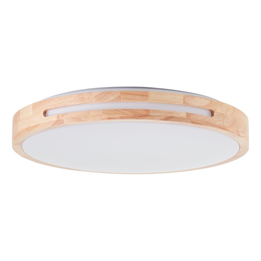 Brilliant - Iluminação de teto LED com regulação WOODBURY LED/24W/230V diâmetro 39 cm borracha de figueira - FSC certificado