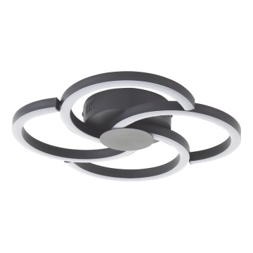 Brilliant - Iluminação de teto LED FICO LED/22W/230V diâmetro 34 cm preto