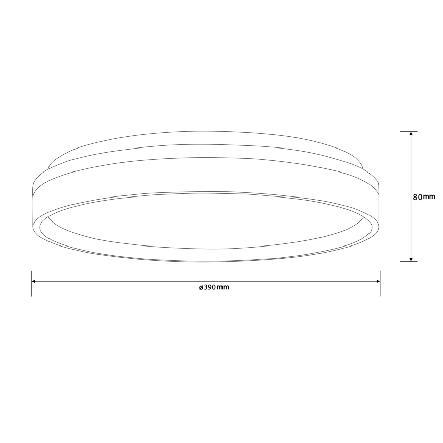 Brilliant - Iluminação de teto LED KALMAR LED/26W/230V 3000K diâmetro 39 cm branco