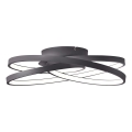 Brilliant - Iluminação de teto LED LABYRINTH LED/40W/230V diâmetro 39,5 cm preto