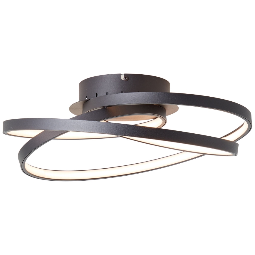 Brilliant - Iluminação de teto LED LABYRINTH LED/40W/230V diâmetro 39,5 cm preto
