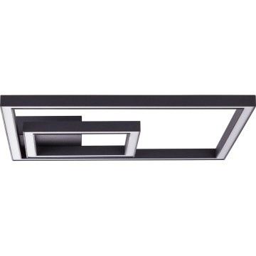 Brilliant - Iluminação de teto LED QUON LED/24W/230V 3000K 40x40 cm preto