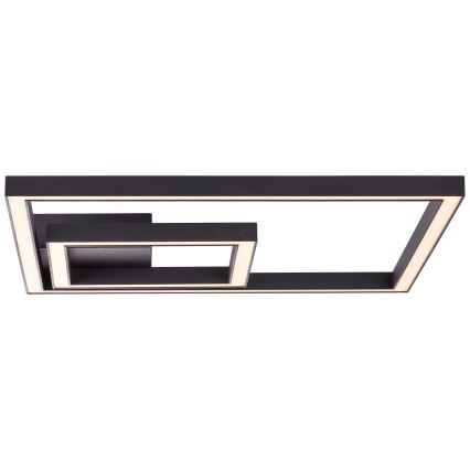Brilliant - Iluminação de teto LED QUON LED/24W/230V 3000K 40x40 cm preto