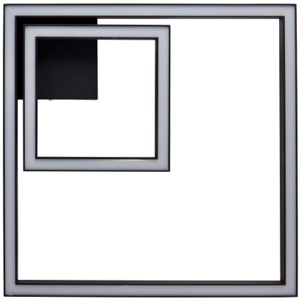 Brilliant - Iluminação de teto LED QUON LED/24W/230V 3000K 40x40 cm preto