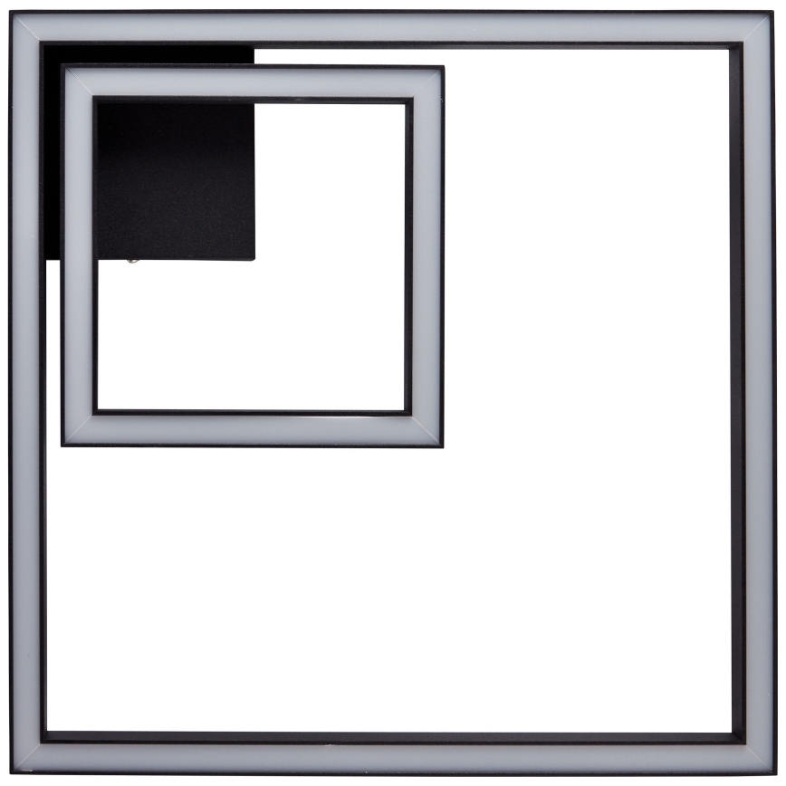 Brilliant - Iluminação de teto LED QUON LED/24W/230V 3000K 40x40 cm preto