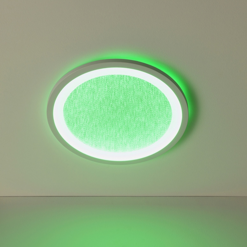 Brilliant - Iluminação de teto LED RGBW com regulação TANIDA LED/22W/230V 3000-6500K+ comando