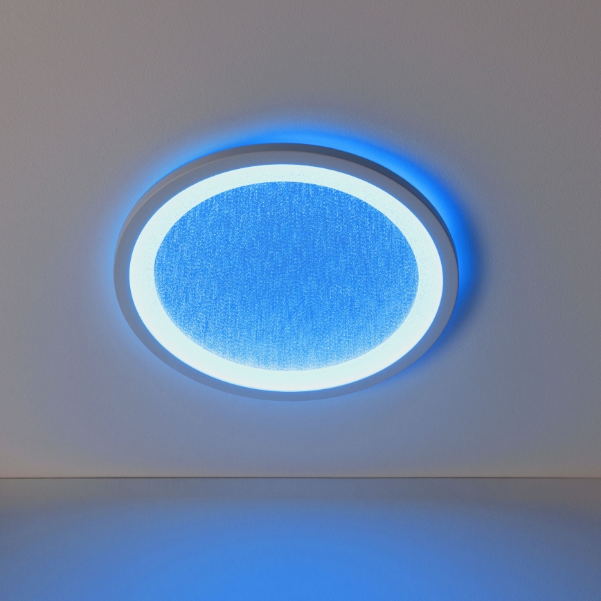 Brilliant - Iluminação de teto LED RGBW com regulação TANIDA LED/22W/230V 3000-6500K+ comando
