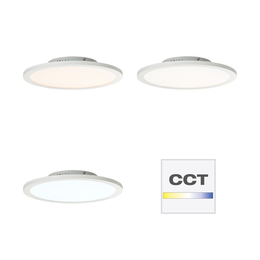 Brilliant - Iluminação de teto LED RGBW com regulação ABIE LED/24W/230V 2700-6500K + comando