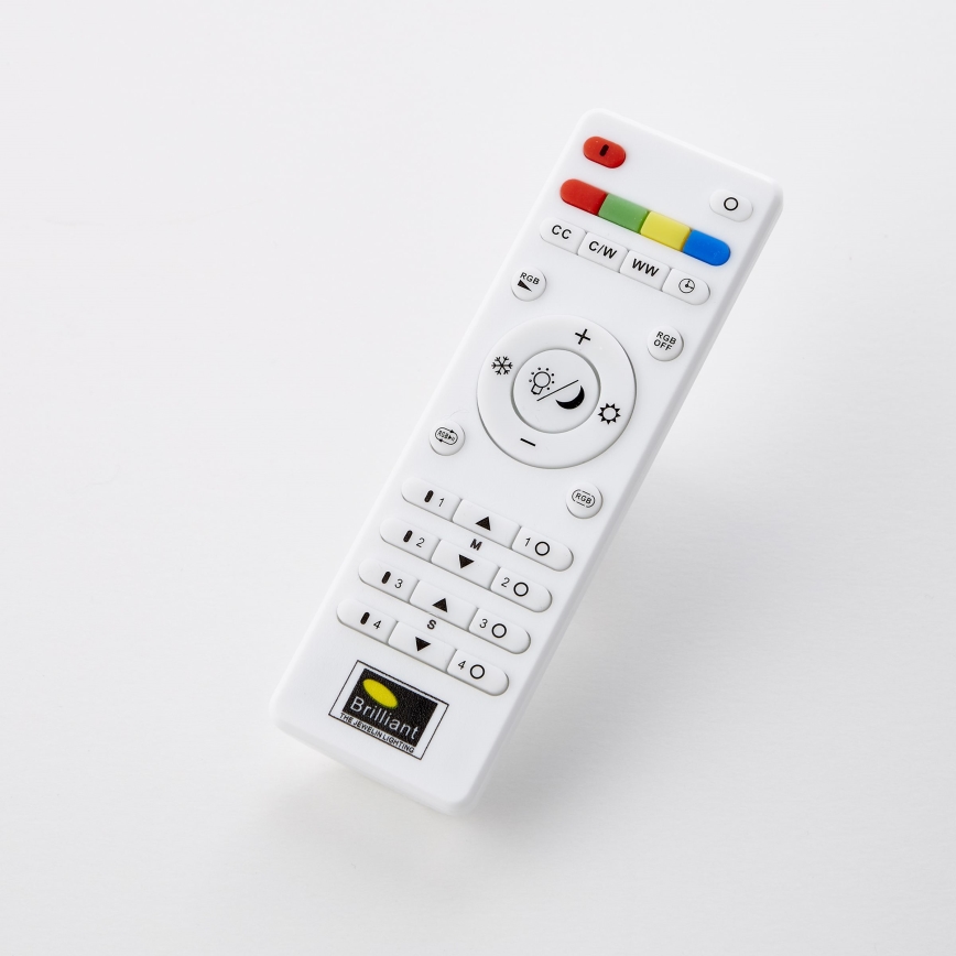 Brilliant - Iluminação de teto LED RGBW com regulação ALISSA LED/32W/230V 2700-6500K + comando